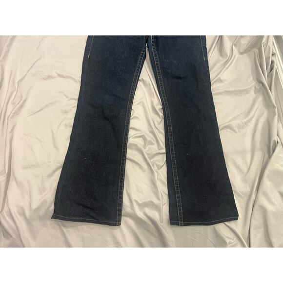 True Religion Brand Jeans Women’s Dark Wash Flare Leg Size 31 - Picture 4 of 8